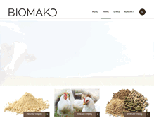 Tablet Screenshot of biomako.com